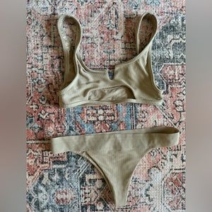 Frankies swim top and bottom